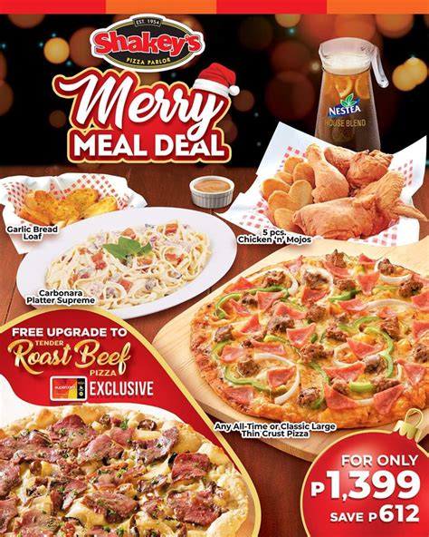 shakeys deals|The perfect holiday feast is here! .